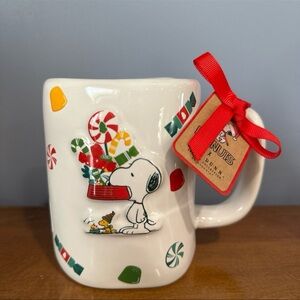 Rae Dunn x Peanuts Christmas mug